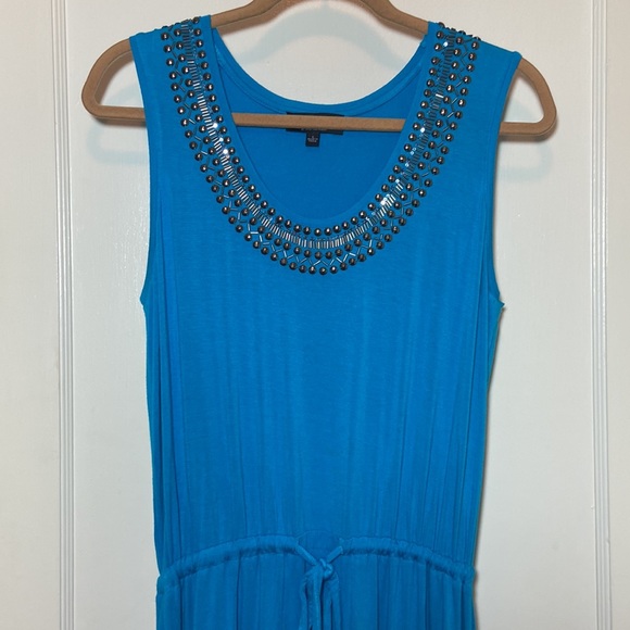 Large Kyle by Kyle Richards Sleeveless Aquamarine Maxi Dress - Picture 7 of 16